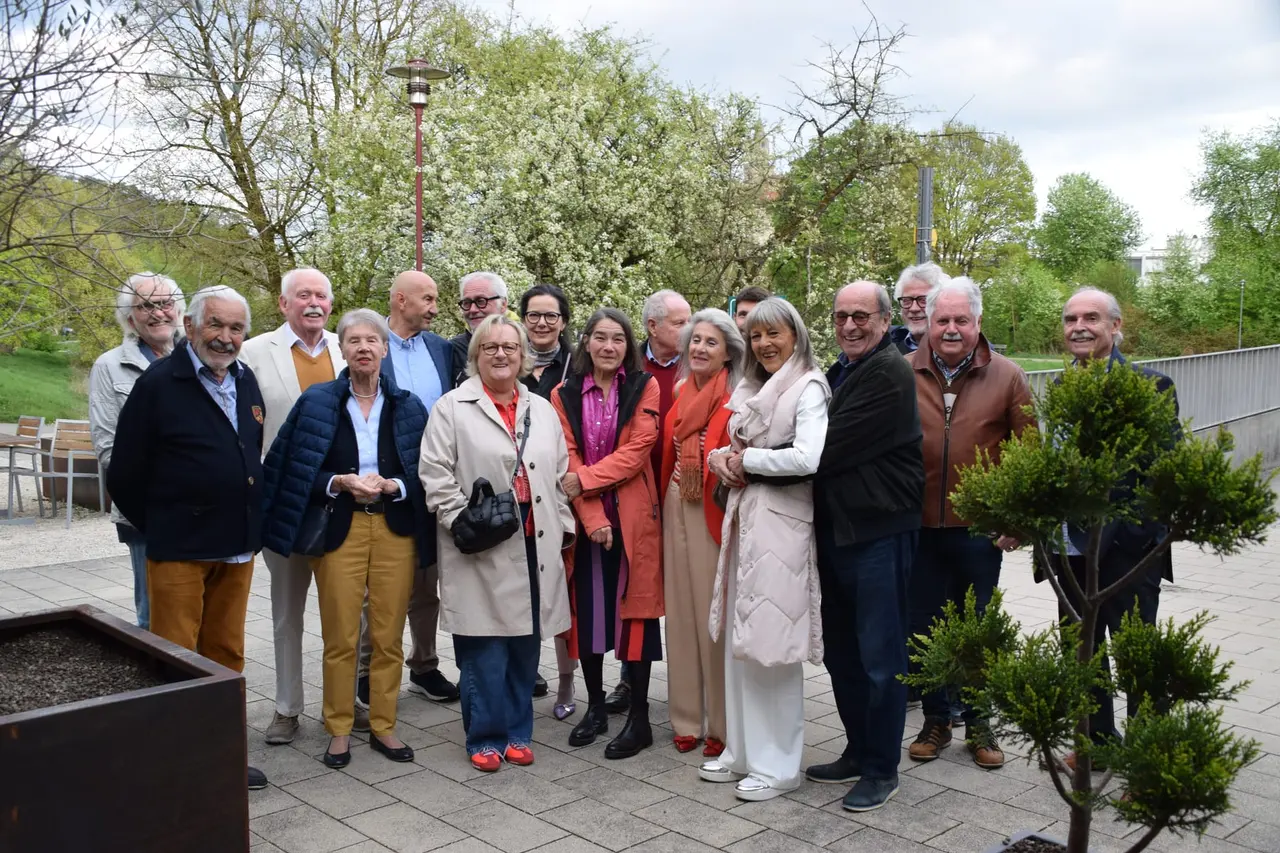 Mitglieder der Landesgruppe bei der Frühjahrsausfahrt im Donautal