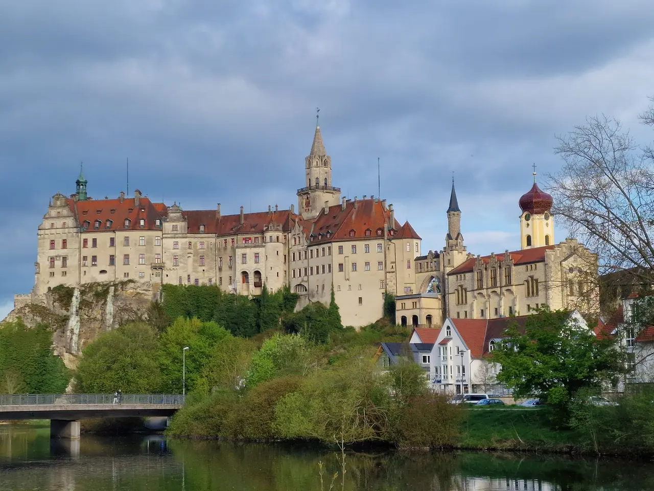 Schloss Sigmaringen über der Donau